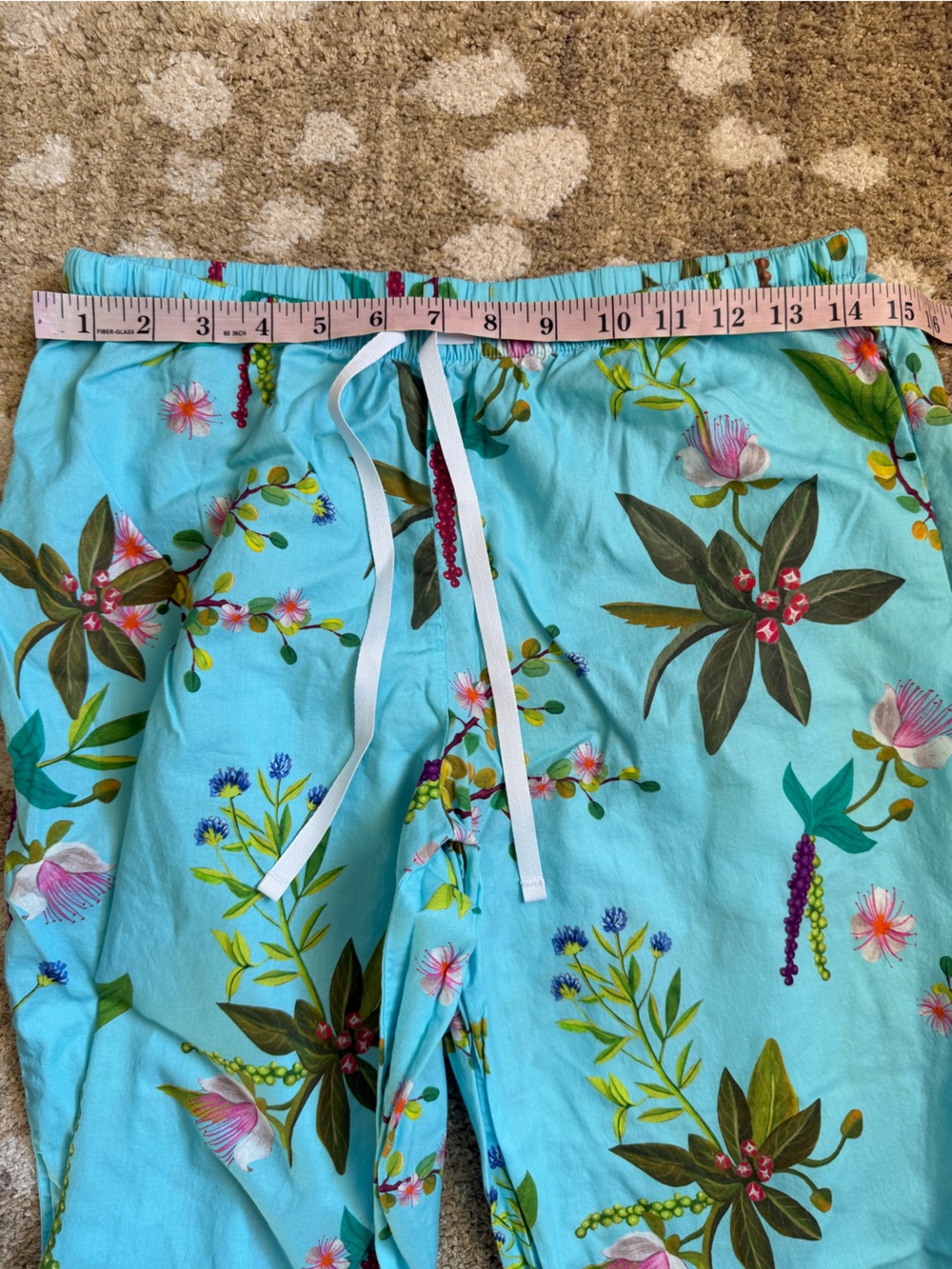 The Cat’s Pajama Set-Blue Botanical Small - Picture 9 of 10